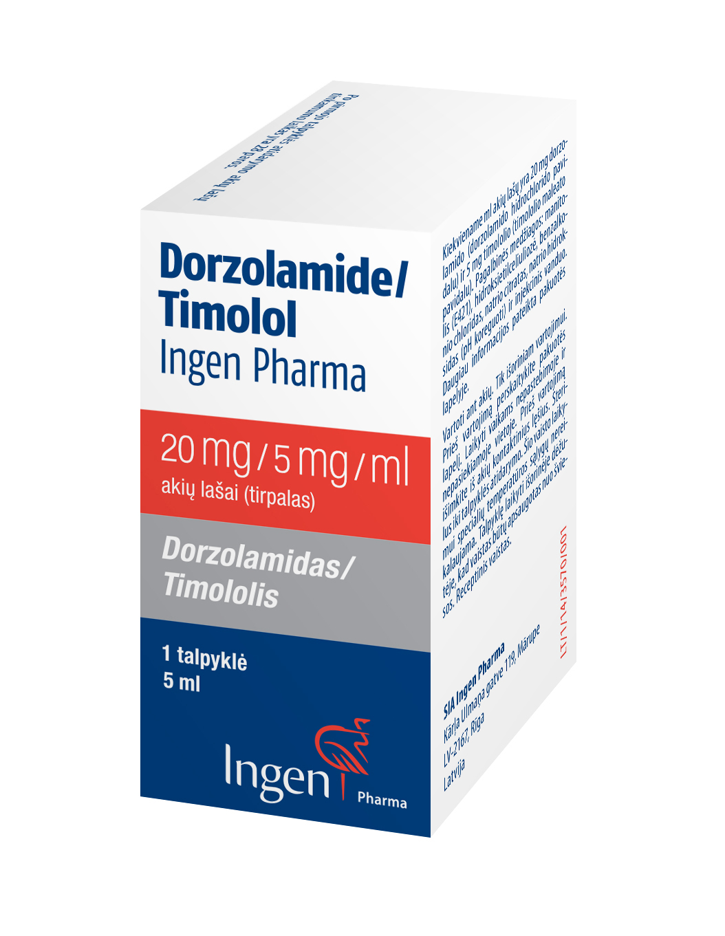 Dorzolamide/Timolol Ingen Pharma